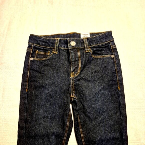 Route 66 girls size 6 dark wash blue jeans, adjustable waist  EUC - Picture 2 of 7